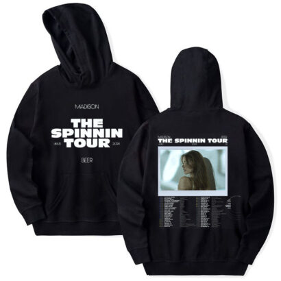 Madison Beer The Spinnin Tour Hoodie, Madison Beer concert Tees, The Spinnin Tour Merch Hoodie, Madison Beer Lovers Merch