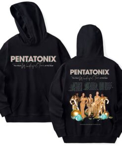 Pentatonix The Most Wonderful Tour Of The Year 2023 Shirt, Pentatonix Band Holiday Tour Shirt, The Most Wonderful Tour Of The Year T-Shirt