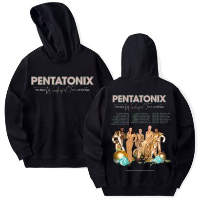 Pentatonix The Most Wonderful Tour Of The Year 2023 Shirt, Pentatonix Band Holiday Tour Shirt, The Most Wonderful Tour Of The Year T-Shirt