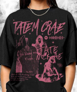 Tate McRae Music You Broke Me First 90s T-shirt, Bootleg Music Are We Flying Tour World Tour 2023 Vintage T-shirt