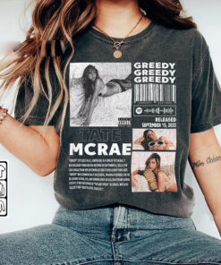 Tate McRae Music Merch Shirt, Tate McRae Greedy Album 90s Tee, Pop Rap Gift Bootleg Inspired Sweatshirt