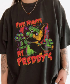 Five Nights T-shirt, Five Nights At Freddy's Phantom Freddy shirt, FNAF Unisex T-shirt