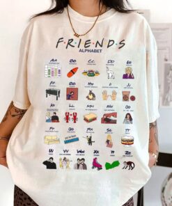 Friends Alphabet Shirt, Friends Series TV Show T-shirt, Friends Tee, Vintage Movie Tshirt