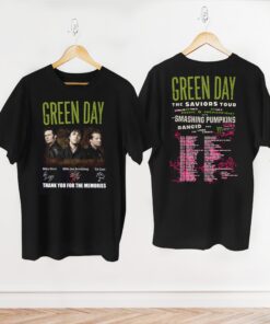 2024 Green Day The Saviors Tour TShirt, Green Day Band Vintage Tee, Green Day Concert Shirt, Green Day Fan Shirt, Rock Band Green Day Shirt