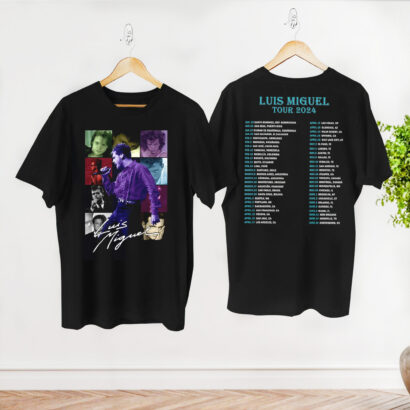 2024 Luis Miguel World Tour T-Shirt, Luis Miguel Tour Merch, Luis Miguel Fan Gift Shirt, 90s Luis Miguel Shirt, Graphic Luis Miguel T-Shirt