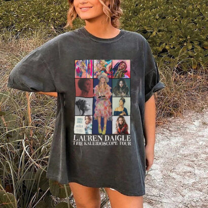 Lauren Daigle Music Shirt, Lauren Daigle The Kaleidoscopes Tour 2023 Shirt, Lauren Daigle Thank God I Do Tour shirt