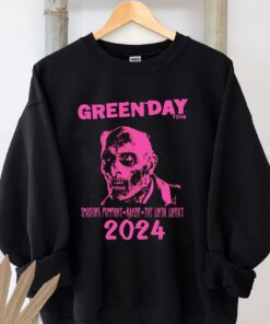 Green Day The Saviors 2024 Tour Shirt, Green Day Band Graphic Tee, Green Day Concert Shirt, Green Day Fan Shirt, Rock Band Green Day Shirt