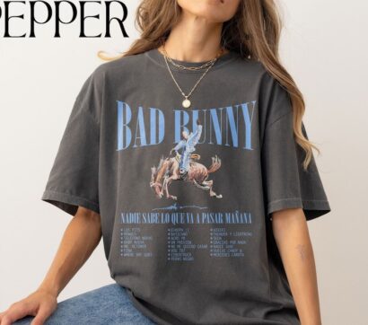 Bad Bunny Shirt, Bad Bunny merch, Vintage Nadie Sabe Lo Que Va A Pasar Mañana Tshirt