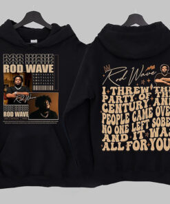 Rod Wave Lyrics 2 side Shirt, Rod Wave Nostalgia Tour Sweatshirt