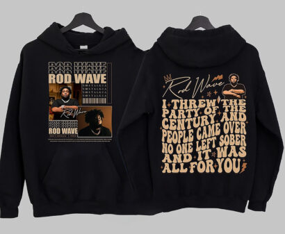 Rod Wave Lyrics 2 side Shirt, Rod Wave Nostalgia Tour Sweatshirt