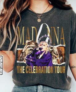 Madonna Music Shirt, Vintage 90s Madonna The Celebration Tour 2023 Shirt