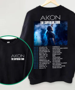 AKON HIPHOP The Superfan Tour 2023 Shirt, Akon Sweatshirt Vintage, Akon Hip hop RnB Rapper Soul, Akon American Rapper