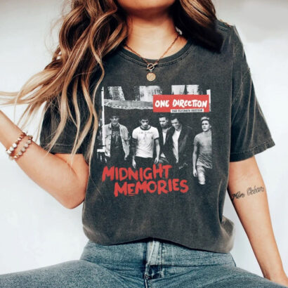 Heavy Metal Direction Shirt, 1D Midnight Memories T-shirt, Direction Fans Gift, 1D Gift