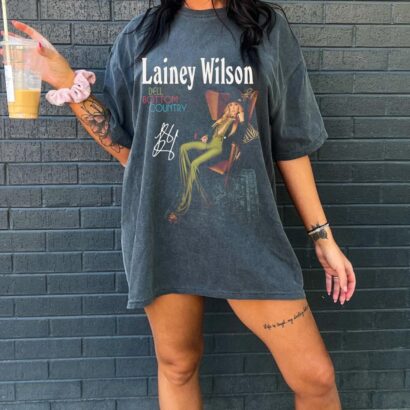 Vintage Lainey Wilson Bell Bottom Country Guitarist Shirt, Lainey Wilson 2024 Shirt