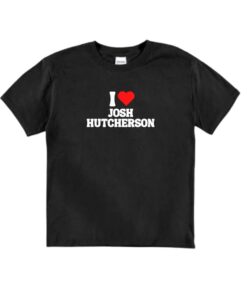 Y2K Baby Tee, Josh Hutcherson, Movie TV Actor, 2000’s t-Shirt, I heart, I love, Grunge Clothing, Y2K Babydoll shirt