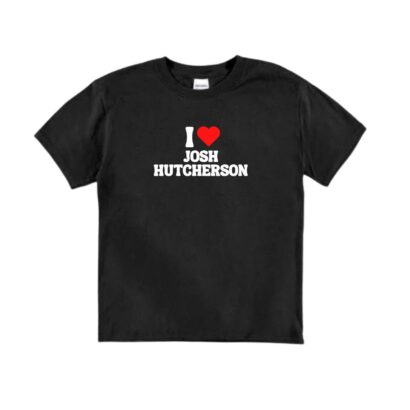 Y2K Baby Tee, Josh Hutcherson, Movie TV Actor, 2000’s t-Shirt, I heart, I love, Grunge Clothing, Y2K Babydoll shirt