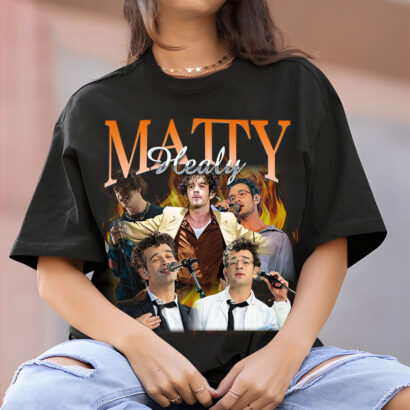 Matty-healy Vintage Graphic 90s Shirt, Pop Rock band Homage Graphic Shirt, Matty-healy 90's Fans Shirt