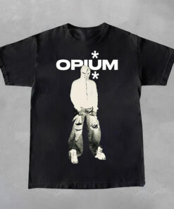 Ken Carson TShirt, A Great Chaos Album Tee, Opium Merch - Opium Attiribute Tee