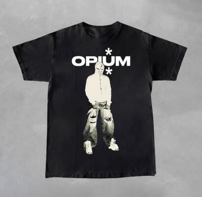 Ken Carson TShirt, A Great Chaos Album Tee, Opium Merch - Opium Attiribute Tee