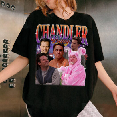 Chandler Bing Shirt, Matthew Perry Shirt, Chandler Bing Retro Friends Shirt