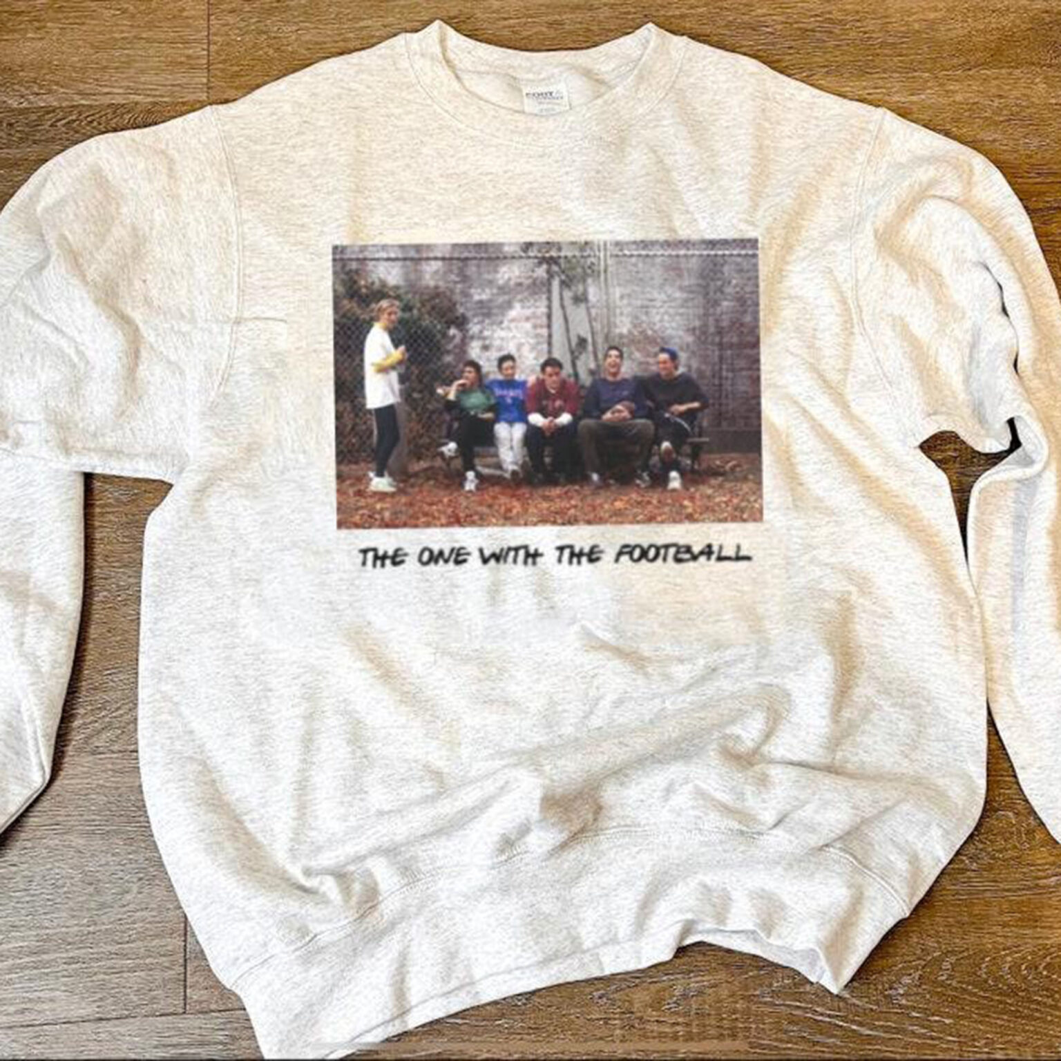 The One With The Football Shirt, Friends Sweatshirt, Thanksgiving Sweatshirt, Retro TV Show Shirt