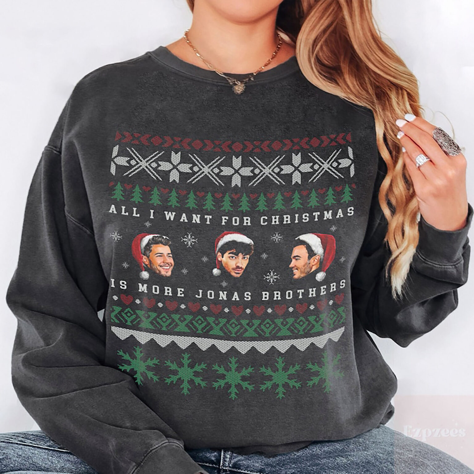 Jonas Brothers Christmas Shirt, All I Want For Christmas Are Jonas Brothers Sweatshirt