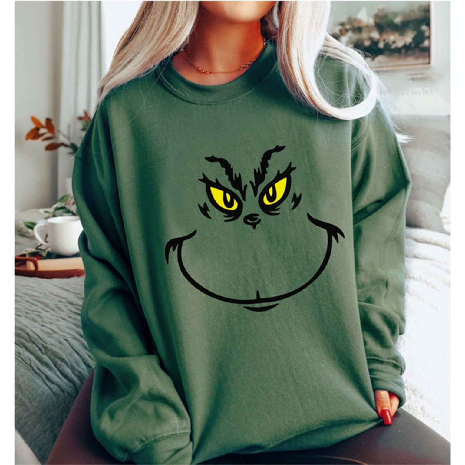 Grinch Face Christmas Shirt, Grinchmas Shirt, Christmas Gifts
