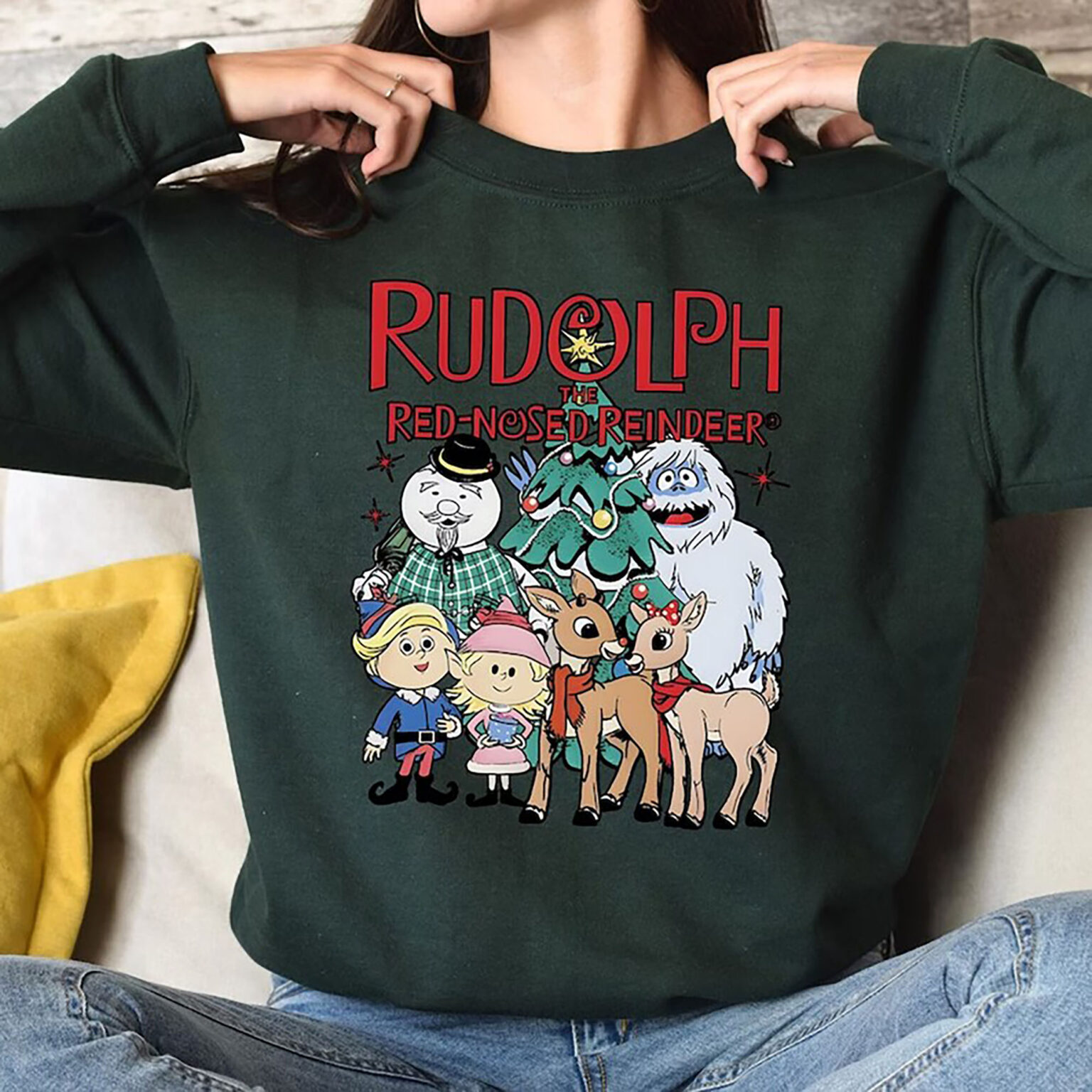 Rudolph The Red Nosed Reindeer Christmas Shirt, Rudolph Xmas Sweatshirt, Rudolph Christmas Shirt
