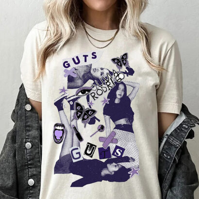 Olivia Rodrigo Guts Shirt, Olivia Rodrigo Guts Merch, Guts Tour 2024 Shirt, Olivia Rodrigo Concert Shirt