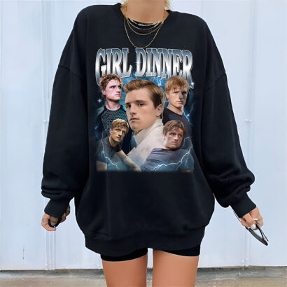 Josh Hutcherson Shirt, Girl Dinner Shirt, I Love Josh Hutcherson Shirt, Peeta Mellark Shirt