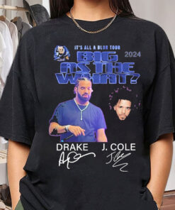 Drake J Cole Big As The What Tour 2024 shirt, Drake 2024 It's All A Blur Tour Shirt, Drake J Cole tour 2024 shirt