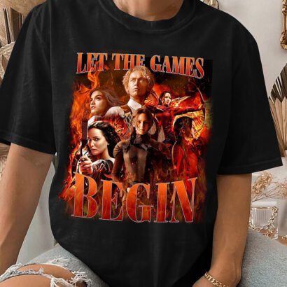 The Hunger Games shirt, The Hunger Games Let The Games Begin shirt, movie games shirt