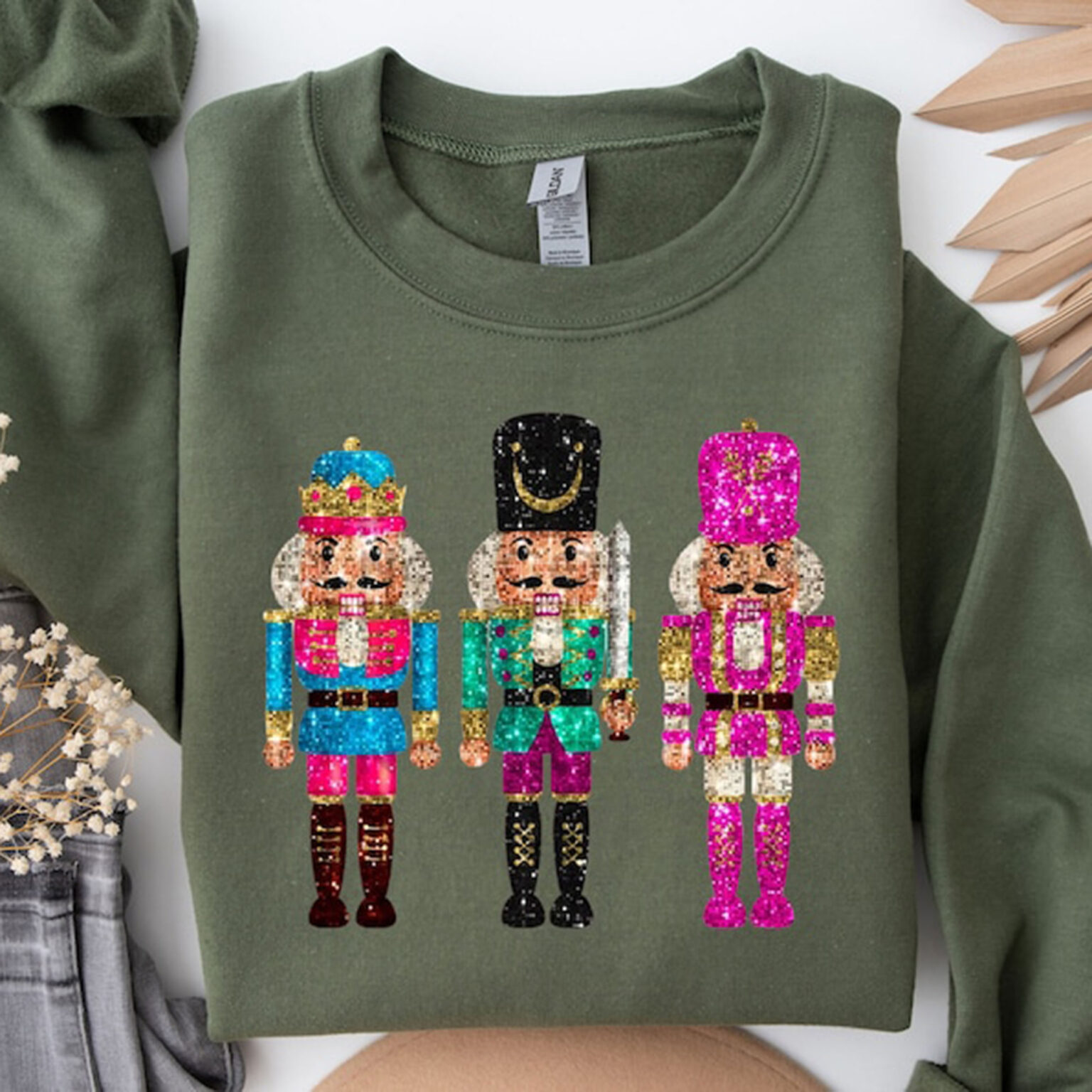 Sequin Nutcracker Shirt, Matching Family Shirts, Family Christmas Shirt, Christmas Shirt