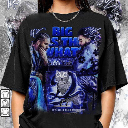 Drake J Cole Big As The What Tour shirt, it's all a blur tour 2024 shirt, Drake merch tee