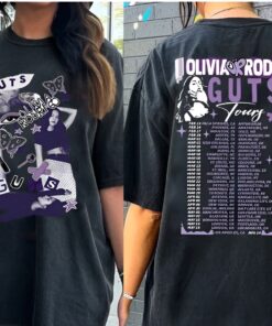 Olivia Rodrigo Guts 2 side Shirt, Olivia Rodrigo Guts Merch, Guts Tour 2024 Shirt, Olivia Rodrigo Concert Shirt, Olivia Rodrigo Fan Shirt