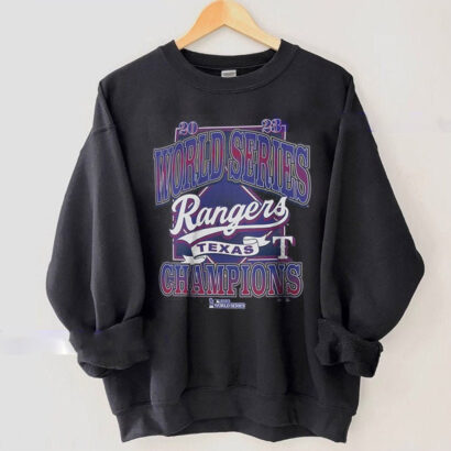 Texas Rangers '47 2023 World Series Champions Playoff Headline Shirt, Texa Ranger T-shirt, Vintage Rangers baseball Sweatshirt