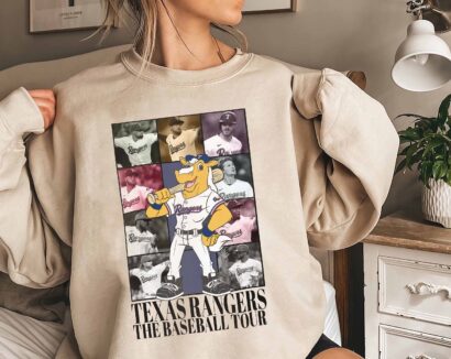 Texas The Eras Tour Shirt, Texas Baseball Sweatshirt, Ranger Baseball T-shirt, Vintage Baseball Fan Gift, Texa Baseball Tee, Game Day Hoodie