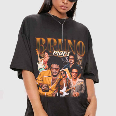 Vintage Bruno Mars 90s Shirt, Bruno Mars Bootleg Tee, Retro Bruno Mars Shirt For Fan, Bruno Mars Unisex Y2k