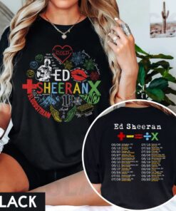 Ed Sheeran Tour 2 SIDED Sweatshirt, Ed Sheeran Concert Sweatshirt, Ed Sheeran Shirt, Ed Sheeran Mathematic America Tour Shirt