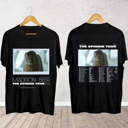 Madison Beer The Spinning Tour 2024 Shirt, Madison Beer Fan Shirt, Madison Beer 2024 Concert Shirt, The Spinning 2024 Concert Shirt