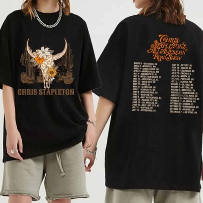 Chris Stapleton All American Road Show 2024 Tour Shirt, Chris Stapleton Fan Shirt, Chris Stapleton Country Music Tour Shirt