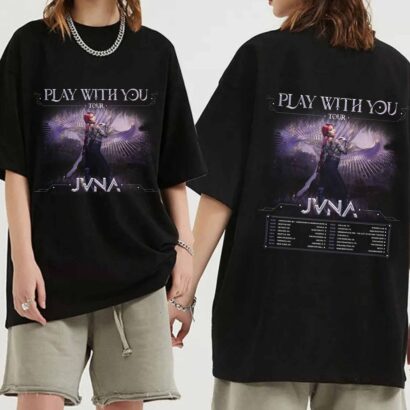 JVNA Play With you Tour 2024 Shirt, JVNA Fan Shirt, JVNA 2024 Concert Shirt