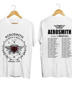 Aerosmith 2023 - 2024 Peace Out Farewell Tour with The Black Crowes Tour Shirt, Aerosmith Band Fan Shirt, Aerosmith 2023 Concert Shirt