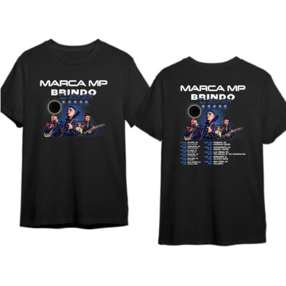 Marca MP Brindo Tour 2024 Shirt, Marca MP Band Fan T-Shirt, Brindo 2024 Concert T-Shirt, Marca MP 2024 Tour Shirt