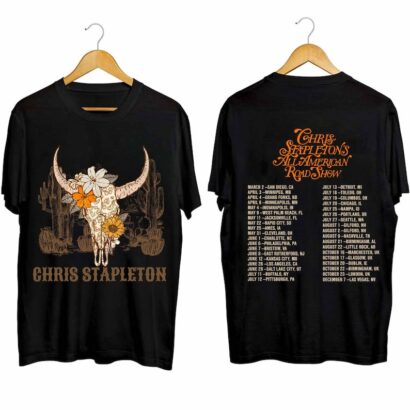 Chris Stapleton All American Road Show 2024 Tour Shirt, Chris Stapleton Fan Shirt, Chris Stapleton Country Music Tour Shirt