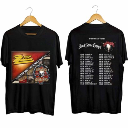 Lynyrd Skynyrd Tour 2024 Shirt, ZZ Top World Tour 2024 Shirt, Lynyrd Skynyrd Tour 2024 Tee