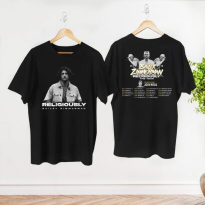 2024 Bailey Zimmerman Religiously Tour Shirt, Bailey Zimmerman Fan Shirt, Bailey Zimmerman Shirt, Bailey Zimmerman Tour Merch