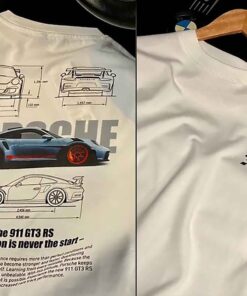 Porsche 911 GT3 RS Aesthetic Tshirt, Porsche 911 GT3 RS 2 side Tshirt