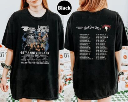 Lynyrd Skynyrd ZZ Top Tour 2024 Shirt, ZZ Top World Tour 2024 Sweatshirt, Lynyrd Skynyrd Tour 2024 Tee