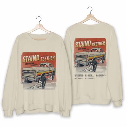 Staind 2024 Tailgate Tour Shirt, Staind Band Fan Shirt, Staind 2024 Concert Shirt, Staind Shirt For Fan, Tailgate 2024 Concert Shirt